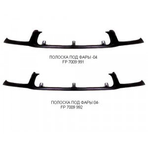 Смужка під фарою AS07300593 на TOYOTA RAV4 2001-2006