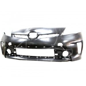 Бампер Передний Без Отверстий Омывателя Фар 12-15 AS00049275 на TOYOTA PRIUS 2009-2015