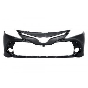 Бампер Передний Без Отверстий Омывателя Фар. Без Отверстий Под Парктроник AS07310175 на TOYOTA CAMRY (XV70) LE/XLE 2017-