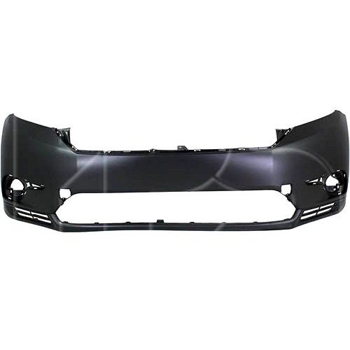 Бампер Передній Без Отворів Під Парктронік AS00049570 на TOYOTA HIGHLANDER 2010-2013