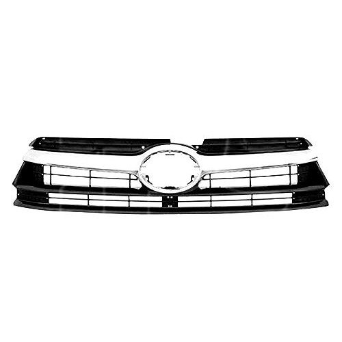 Решетка Радиатора Верхняя Черн. Глянец С Хром Молдингом AS07321087 на TOYOTA HIGHLANDER 2013-2016