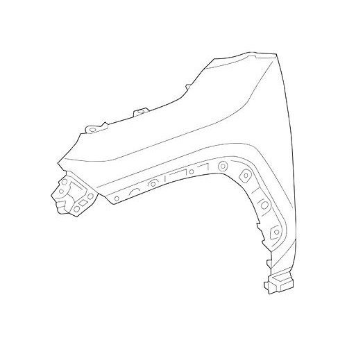 Крыло Переднее Правое Без Отверстий Повтор. (Сталь) AS07296459 на TOYOTA RAV4 2019-