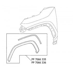 Рант Крыла Переднего Правого Черн. Текстура AS00049623 на TOYOTA RAV4 2019-