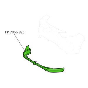 Спойлер Бампера Передний Черн. Тектс. Без Отверстий Под Молдинг AS00049627 на TOYOTA RAV4 2019-