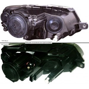 Фара Ліва H7+H7 Ел. Хром. (Тип Hella) AS00049778 на VOLKSWAGEN PASSAT (B6) 2005-2010