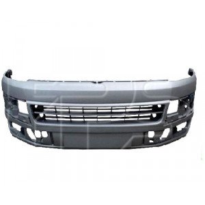 Бампер Передний Без Отверстий Омывателя Фар. Без Отверстий Под Парктроник AS07294779 на VOLKSWAGEN T5 2010-2015