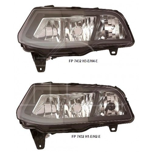 Фара Протитуманна Права H8 (Без Денного Світу) Чорн. AS07341882 на VOLKSWAGEN POLO V 2015-2018