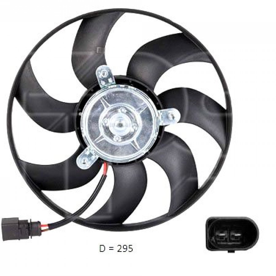 Вентилятор Радиатора D=295 AS00064488 на VOLKSWAGEN PASSAT USA (B7) 2011-2015