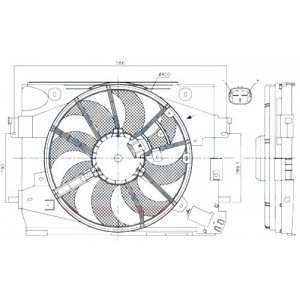 Диффузор С Вентилятором Радиатора AS07333318 на RENAULT CAPTUR 2013-2017