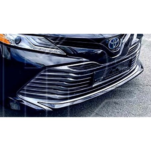 Решетка В Бампере Без Отверстий Под Противотуманки С Отверстиями Под Противотуманки Серый Глянец AS00049509 на TOYOTA CAMRY (XV70) LE/XLE 2017-