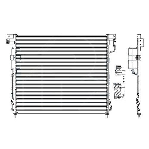 Радиатор Кондиционера AS00047883 на NISSAN PATHFINDER 2005-2013