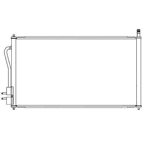 Радиатор Кондиционера AS00063514 на FORD FOCUS 1998-2004
