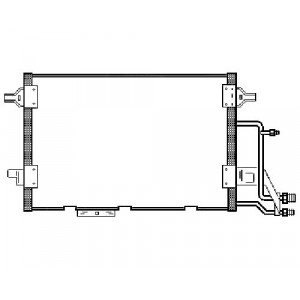 Радиатор Кондиционера AS07333512 на AUDI A6 (C5) 2001-2005