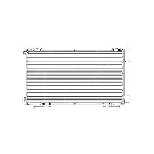 Радіатор кондиціонера AS00046076 на HONDA CRV 2002-2006