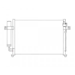 Радиатор Кондиционера AS00063683 на HYUNDAI GETZ 2006-2011