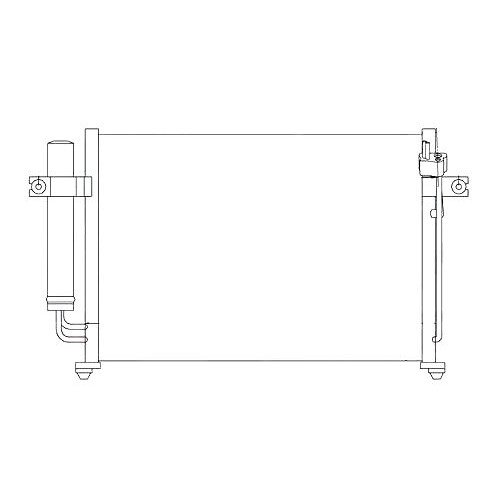 Радіатор кондиціонера AS00063683 на HYUNDAI GETZ 2006-2011