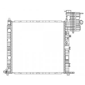 Радиатор AS07319854 на MERCEDES VITO / V-CLASS 1996-2002