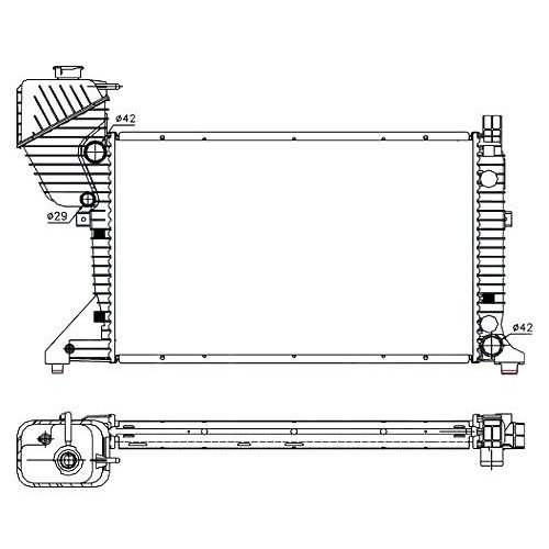 Радиатор AS00063980 на MERCEDES SPRINTER 2000-2006