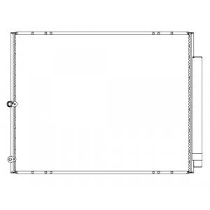 Радіатор кондиціонера AS00064572 на LEXUS RX 2004-2008