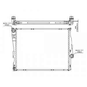 Радіатор AS00045006 на BMW 3 (E46) 1998-2001