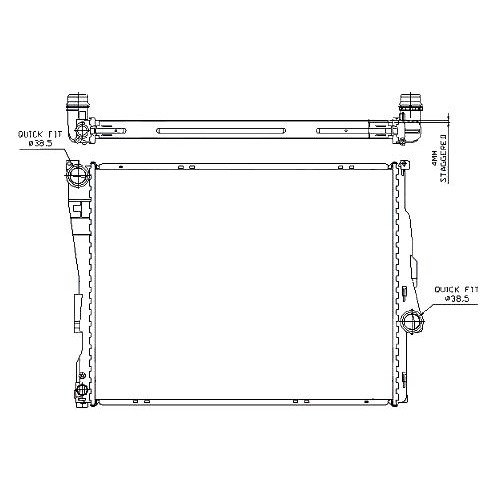 Радиатор AS00045006 на BMW 3 (E46) 1998-2001