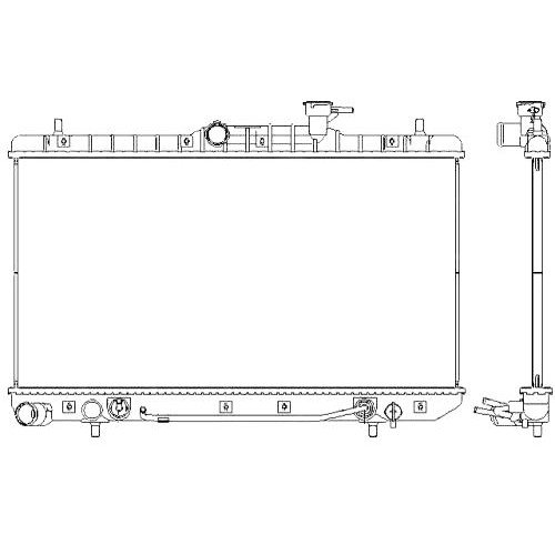Радиатор AS00046391 на HYUNDAI ACCENT III 2006-2010