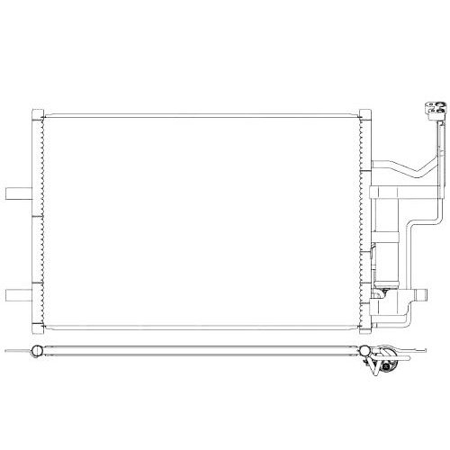 Радиатор Кондиционера AS00047410 на MAZDA 5 2005-2010