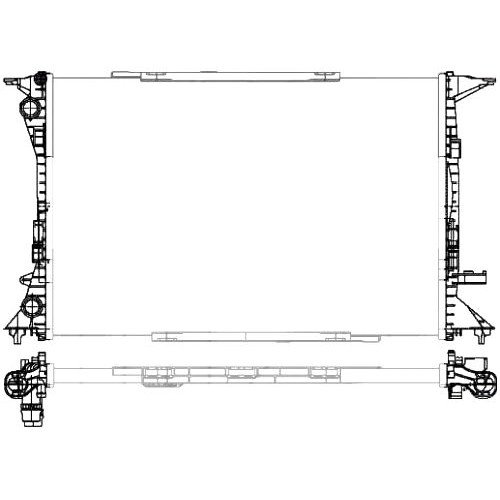 Радіатор охолодження AS07300000 на AUDI Q3 2011-2018