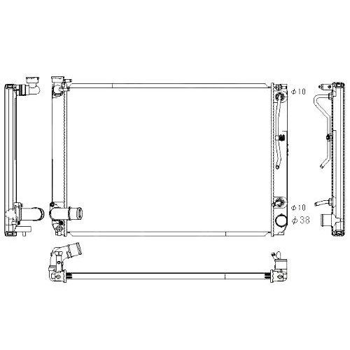 Радіатор AS07326948 на LEXUS RX 2004-2008