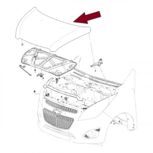 Капот AS08158585