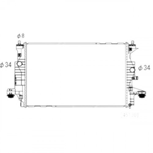 Радиатор охлаждения AS08158805