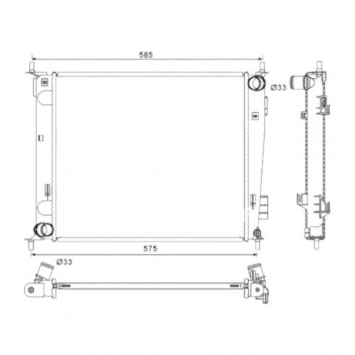 Радіатор охолодження AS08158806