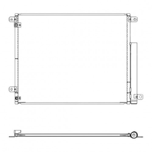 Радиатор кондиционера AS08158817
