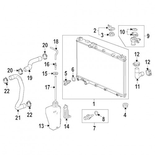 Радиатор охлаждения AS08158853