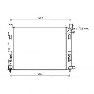 Радиатор охлаждения  AS07352852