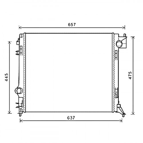 Радиатор охлаждения AS08145998