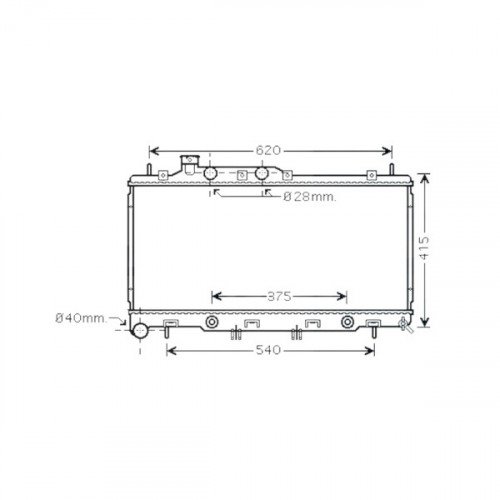 Радіатор охолодження AS08158310