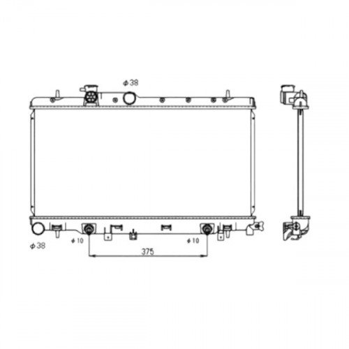 Радиатор охлаждения AS08158341