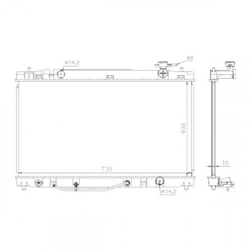 Радиатор охлаждения AS08158774