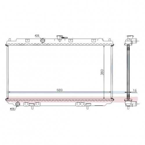 Радиатор охлаждения AS08158776
