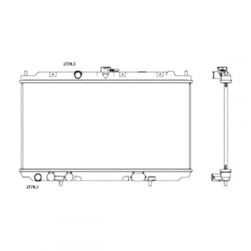 Радиатор охлаждения AS08158776