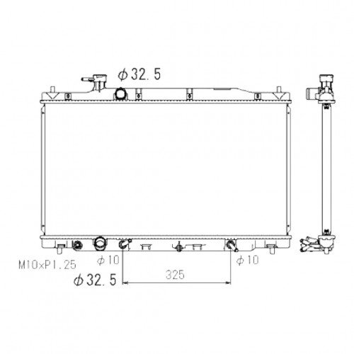 Радіатор охолодження AS08158780