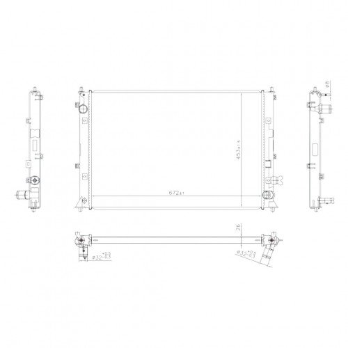 Радиатор охлаждения AS08158781