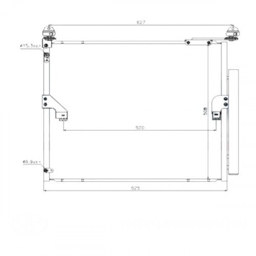 Радіатор кондиціонера AS08158820