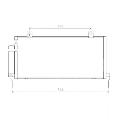 Радиатор кондиционера AS08158822