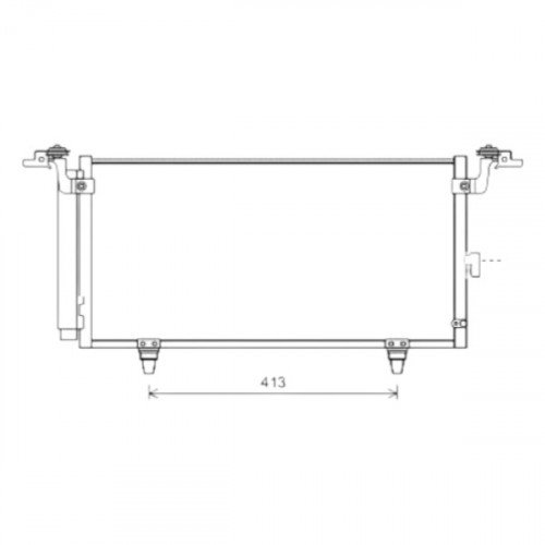 Радіатор кондиціонера AS08158824