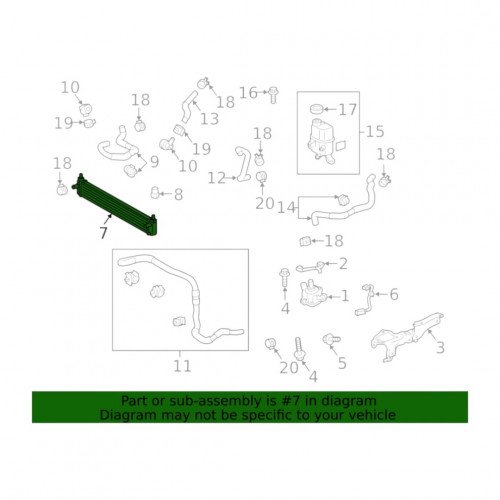 Радіатор охолодження AS08158830