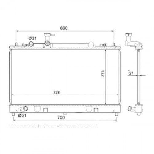 Радіатор охолодження AS08158834