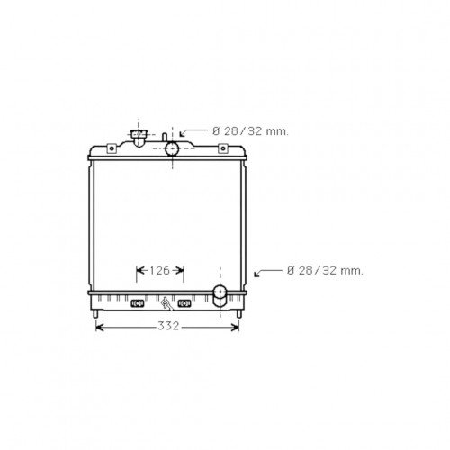Радіатор охолодження AS08158836
