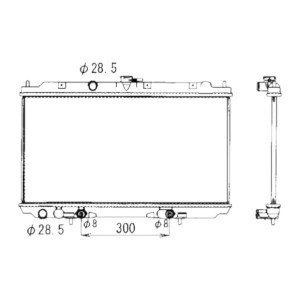 Радиатор охлаждения AS08158841